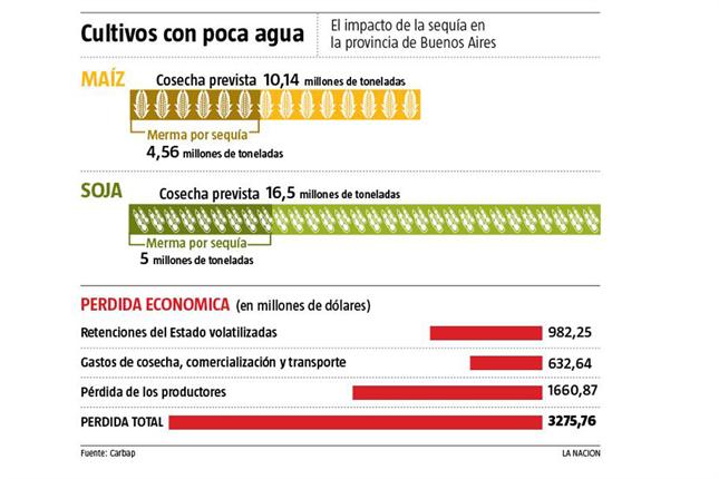 infografía de las pérdidas